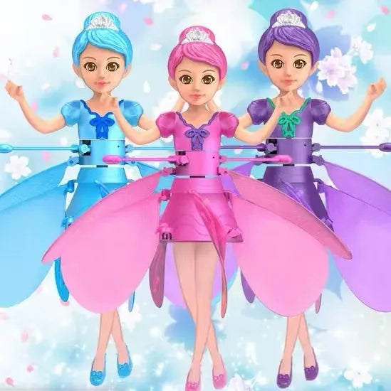 Frozen Princess Inductive Flying Doll Toy