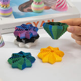 3D Printing Fractal Irritable Hexagon Toy
