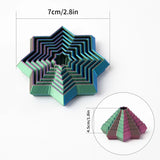 3D Printing Fractal Irritable Hexagon Toy