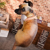 Hound Plush Creative Cushion 3D Dog Pillow Office