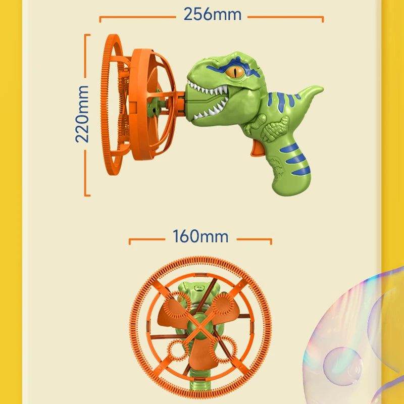 Dinosaur Bubble Gun Machine Toys