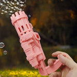 10 Hole Electric Gatling Bubble Machine Toys