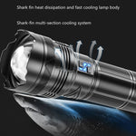 Powerful LED Flashlight Rechargeable Zoomable Torch