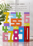 Wooden educational digital blocks