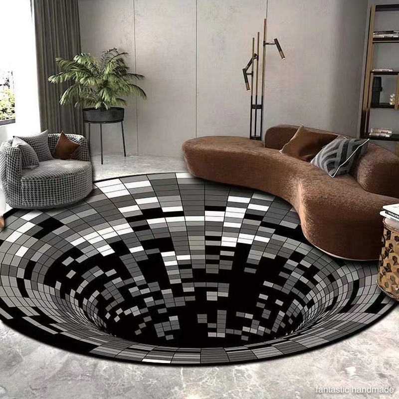 3D CARPET ROUND FLOORMAT