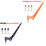 1Pc Craft Cutting Tools 3Pcs 360-Degree Rotating Carbon Steel Replacement Blade