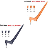 1Pc Craft Cutting Tools 3Pcs 360-Degree Rotating Carbon Steel Replacement Blade