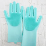 2pcs Silicone Cleaning Gloves