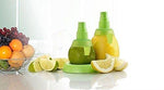 king's store 2 Pc Citrus Lemon Sprayer Set the Freshest Mist for Your Foods (green)