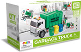 Garbage Truck Toy Friction-Powered Waste Management Recycling Truck