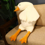 Fluffy Duck Plush Sleep Pillow Cute Animal