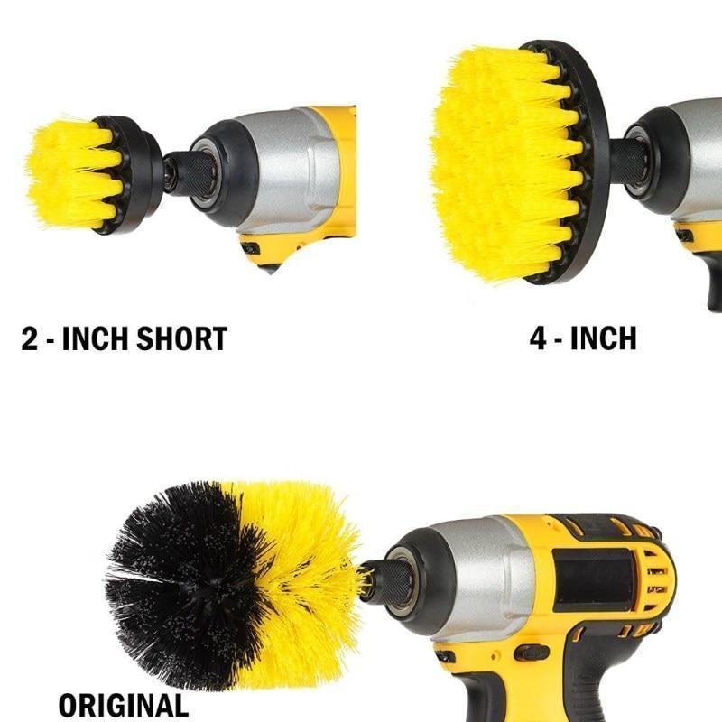 3pcs Power Scrubber Brush Set