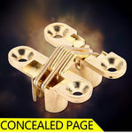 Hidden Hinges 8x42MM Invisible Concealed Cross Door Hinge