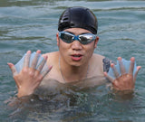 Men Women Child Silicone Swim Pool Sports Professional Training Swimming Half finger Hand Fins Webbed Gloves Paddles Equipment