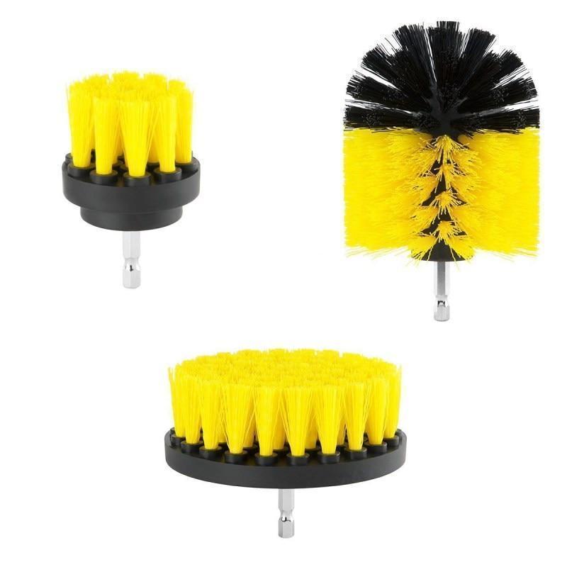 3pcs Power Scrubber Brush Set