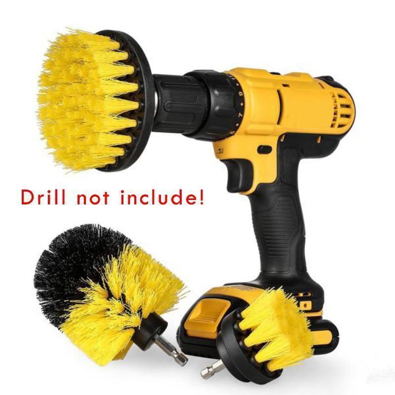 3pcs Power Scrubber Brush Set