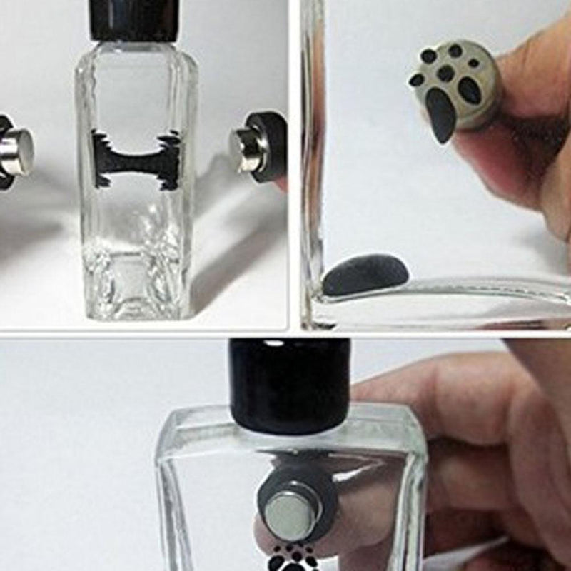 Magnetic Cylindrical Ferrofluid In A Bottle