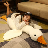 Fluffy Duck Plush Sleep Pillow Cute Animal