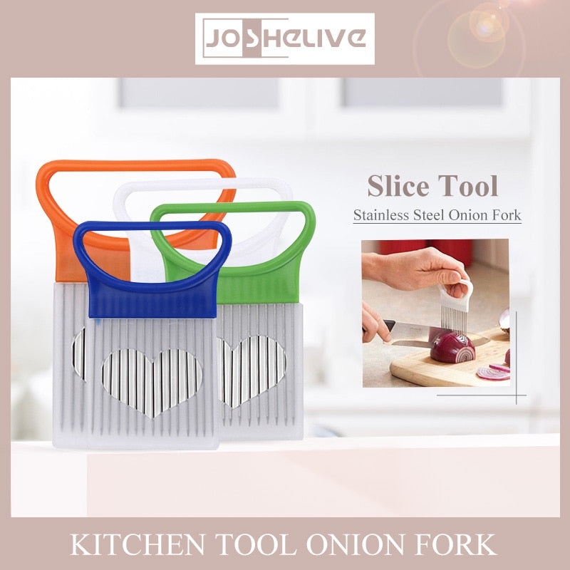 Tools Onion Needle Onion Fork Vegetables Fruit Slicer Tomato Cutter Cutting Safe