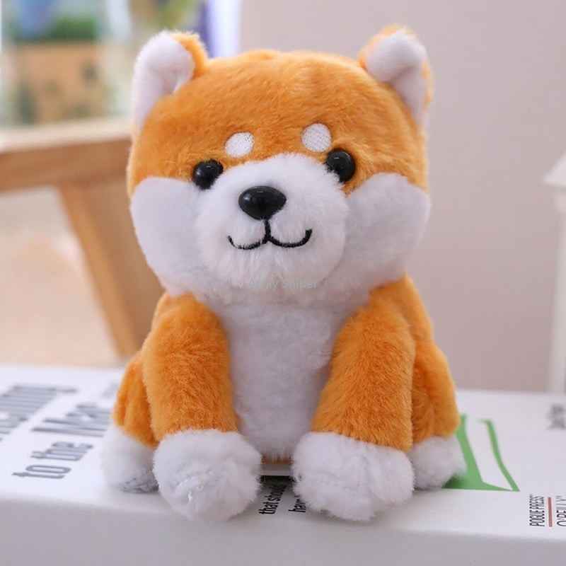 17cm Cute Speak Talking Sound Record Talking Shiba Inu Mimicry Pet Plush Toy Gifts For Kids Baby Kids Children Electronic Plush