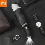 Reflective Stripe Reverse Led Light Automatic Umbrella