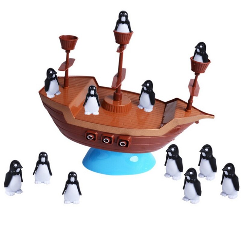 Pirate Boat Penguins Balancing Game