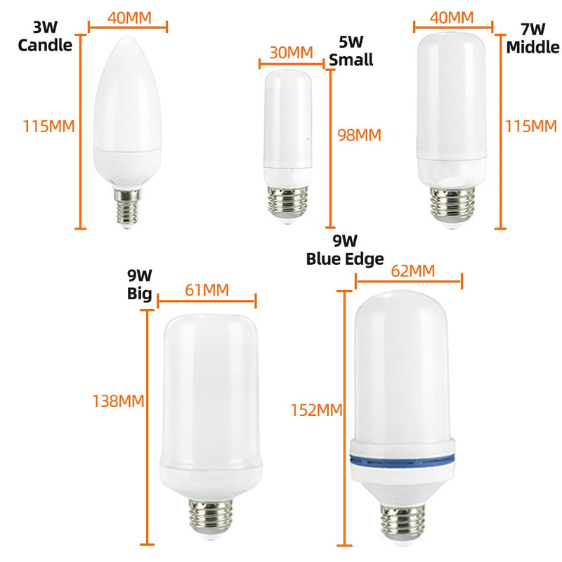 LED  Flame Bulb Fire Dynamic Flame  for Home Lighting