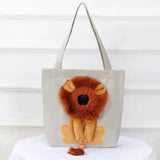 Funny Lion Shaped Cat and Dog Carrying Bag