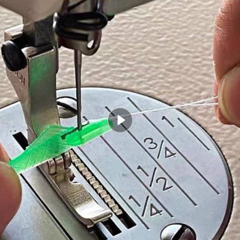 Sewing Machine Mini Needle Threader With Hook Needle Insertion Tool Elderly Quick Automatic Thread Changer Craft Accessories