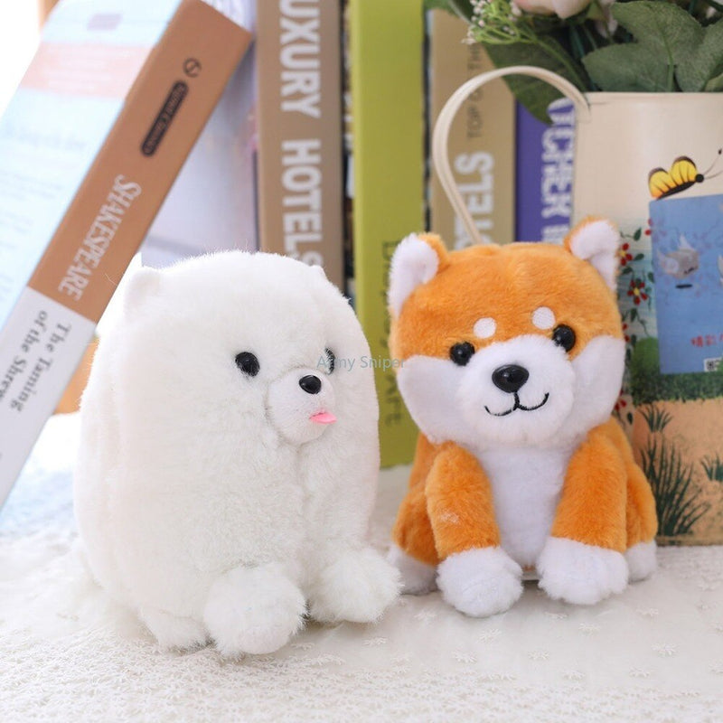 17cm Cute Speak Talking Sound Record Talking Shiba Inu Mimicry Pet Plush Toy Gifts For Kids Baby Kids Children Electronic Plush