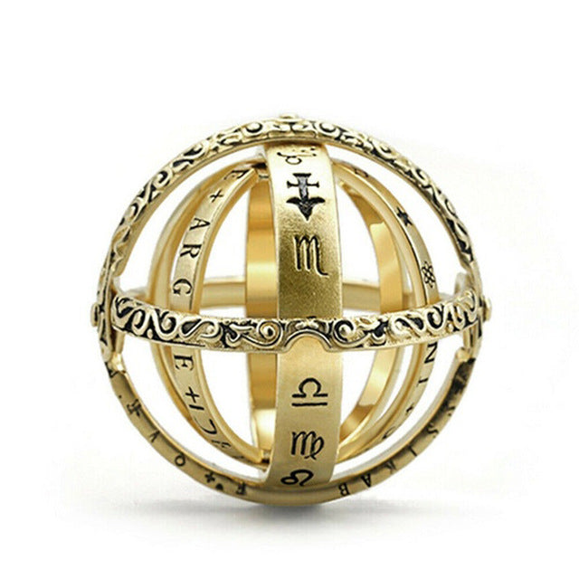 ASTRONOMICAL RING SPHERE BALL RING