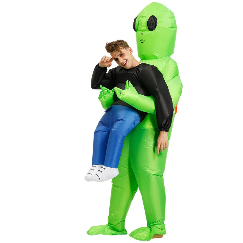 Green Alien Inflatable costume