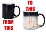 Middle Finger Mug Heat Colour Change