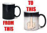 Middle Finger Mug Heat Colour Change