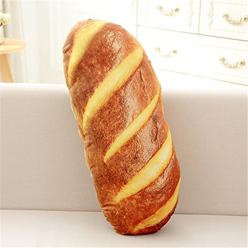 3D Simulation Snack Bread Shape Pillow