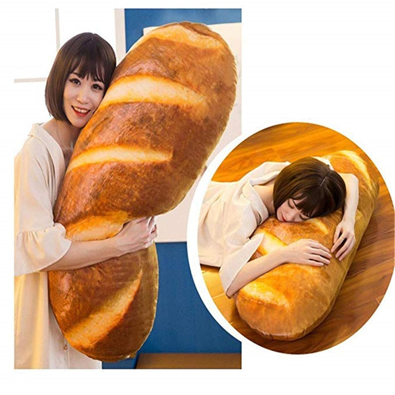 3D Simulation Snack Bread Shape Pillow