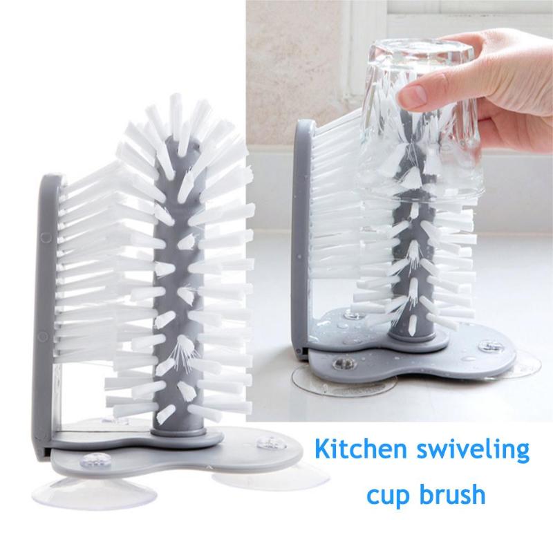 2 in 1 Brush Glass Cups Cleaner