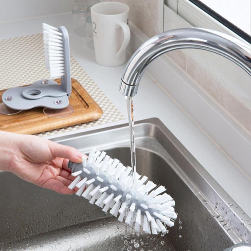 2 in 1 Brush Glass Cups Cleaner