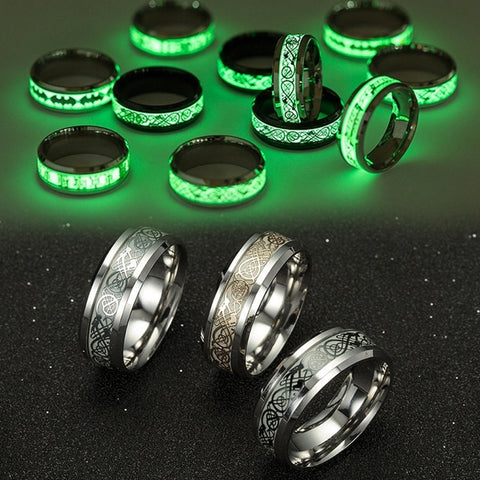 Stainless Steel Glowing Ring