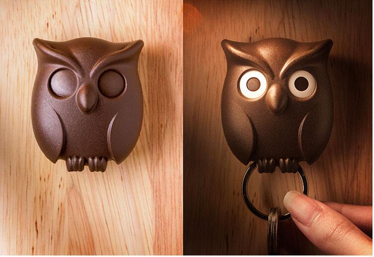 Night Owl Magnetic Wall Key Holder