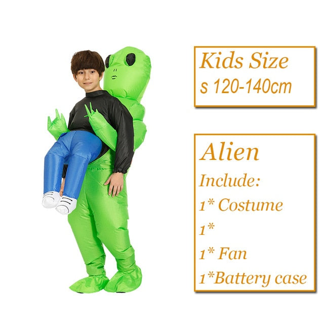 Green Alien Inflatable costume