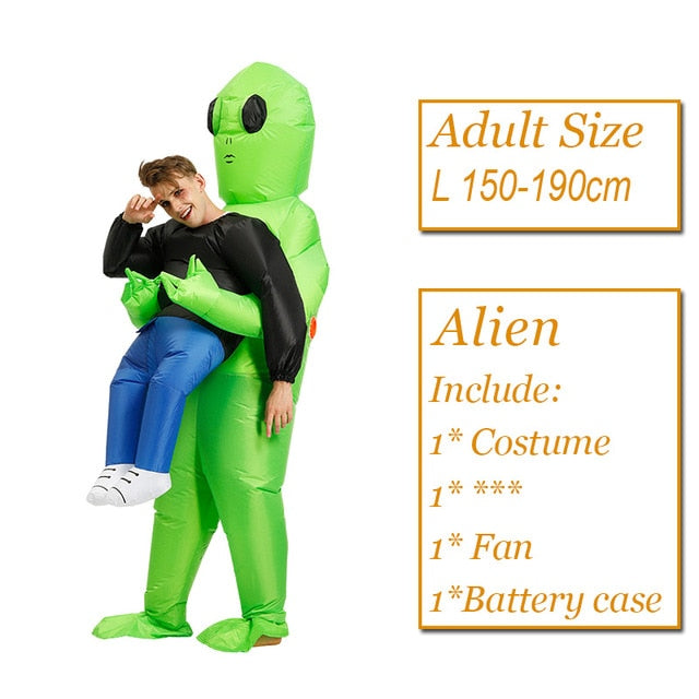 Green Alien Inflatable costume