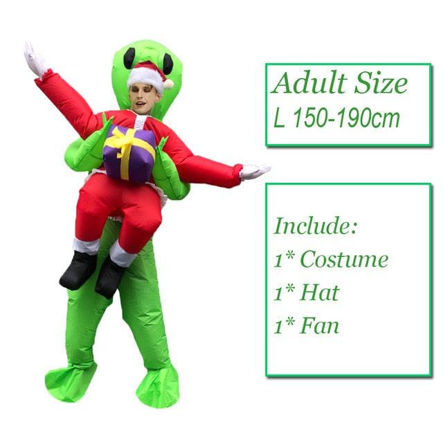 Green Alien Inflatable costume