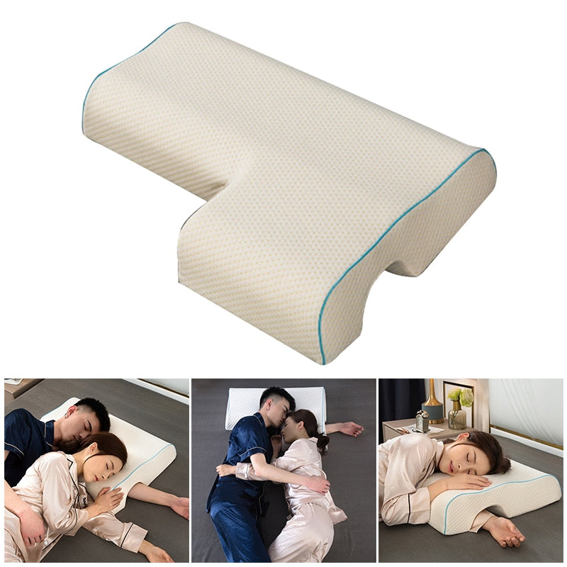 Arched Cuddle Pillow with Slow Rebound Memory Foam