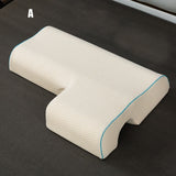 Arched Cuddle Pillow with Slow Rebound Memory Foam