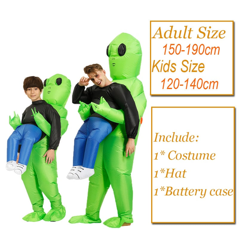 Green Alien Inflatable costume