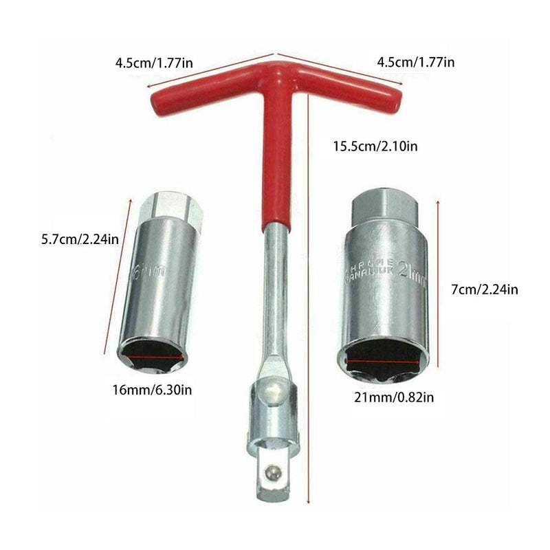 3PCS Universal T-Handle Socket Wrench Tool