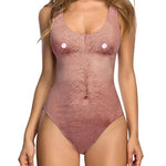 3D Fake Funny Women Swimwear