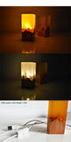 Wood Bedroom Table Lamp
