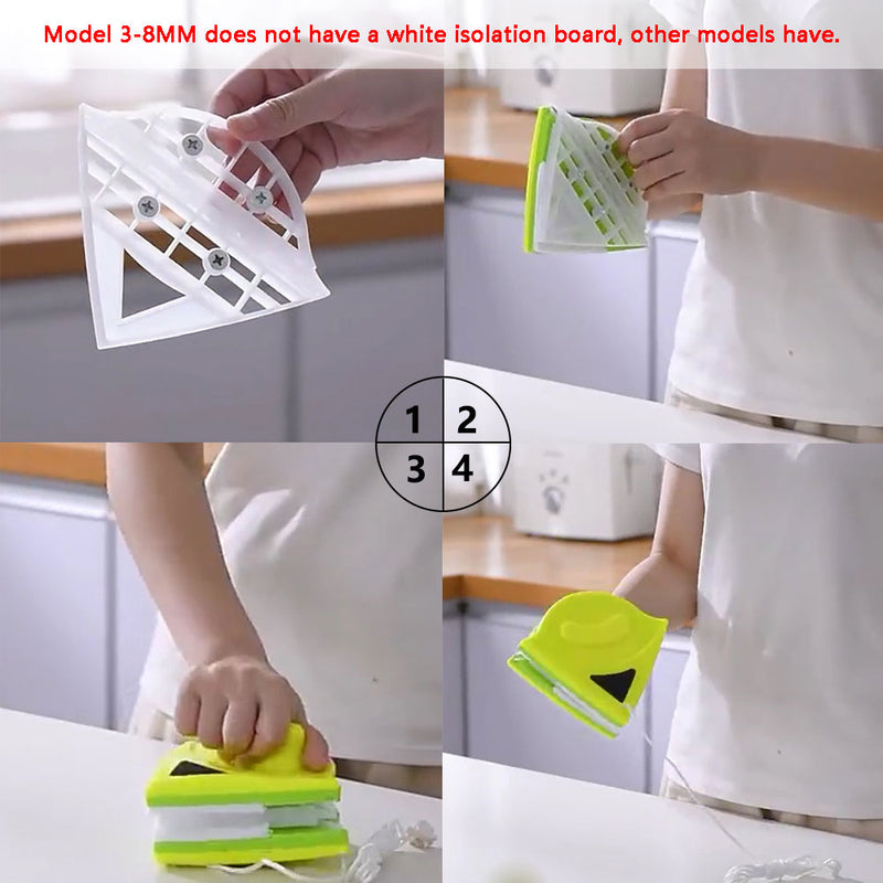 Double Side Magnetic Glass Cleaning Brush